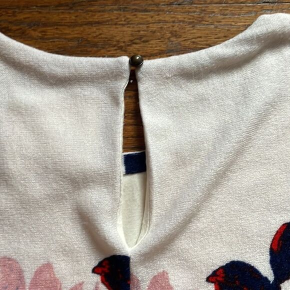 Anthropologie Maeve Anthousia Knit Floral Swing Sweater Dress - Picture 8 of 8